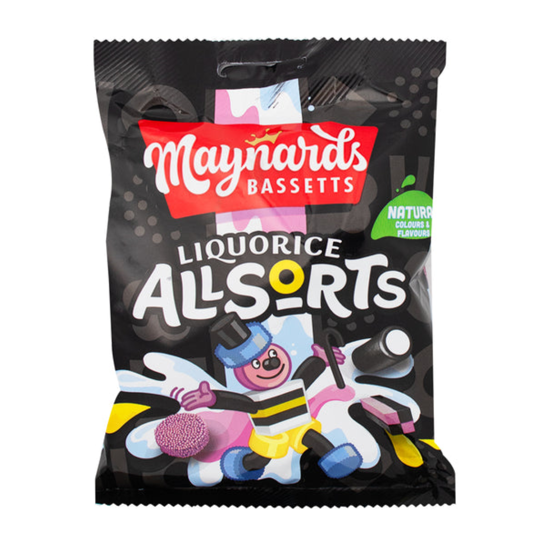 MAYNARDS BASSETTS LIQURICE ALLSORTS 165G